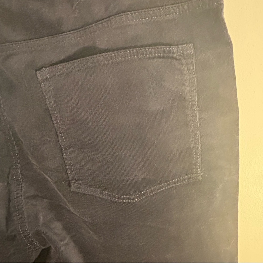 TALBOTS Sz 16 flawless high waist straight leg navy corduroy pants NEW WITH TAGS - Picture 9 of 15